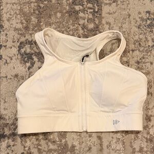 Women's Cream Sports Bra